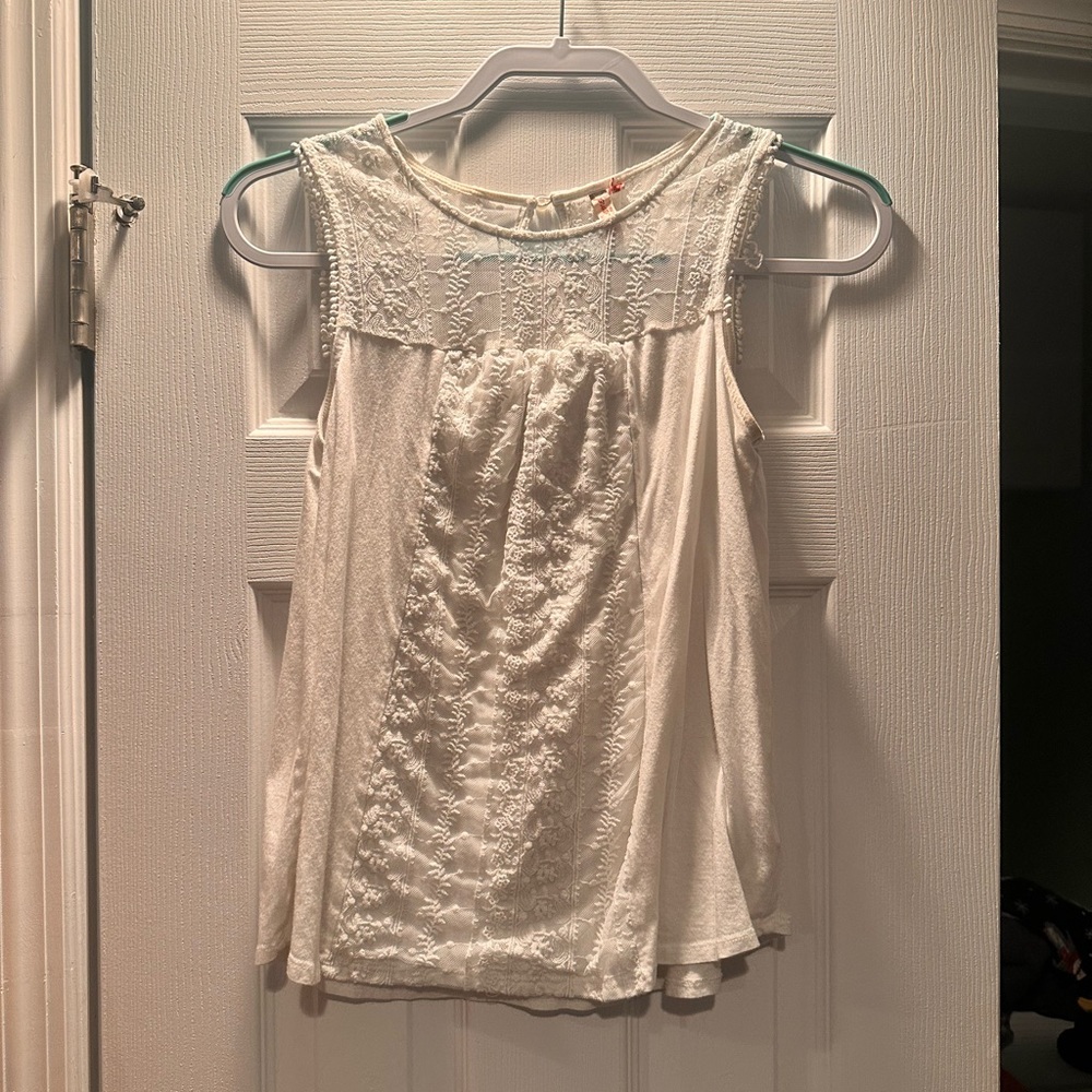 White tank top